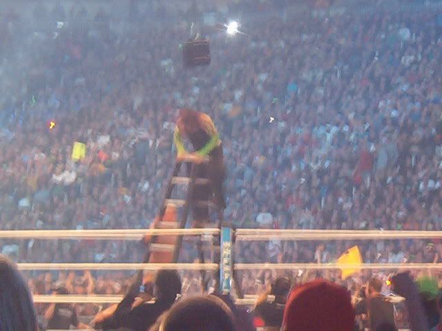 IM000892.jpg Jeff Hardy just before flying off the ladder to the ground.. Through a ladder and Edge image by dark_yarry