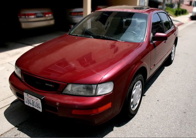 1996 Nissan maxima burgundy #4