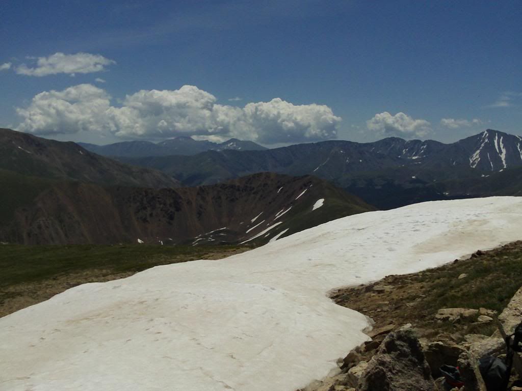 View of Greys/Torreys from CDT