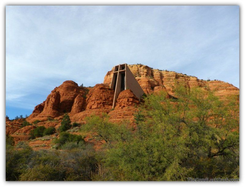 Chapel of the Holy Cross, Sedona, http://thegoodluckduck.com