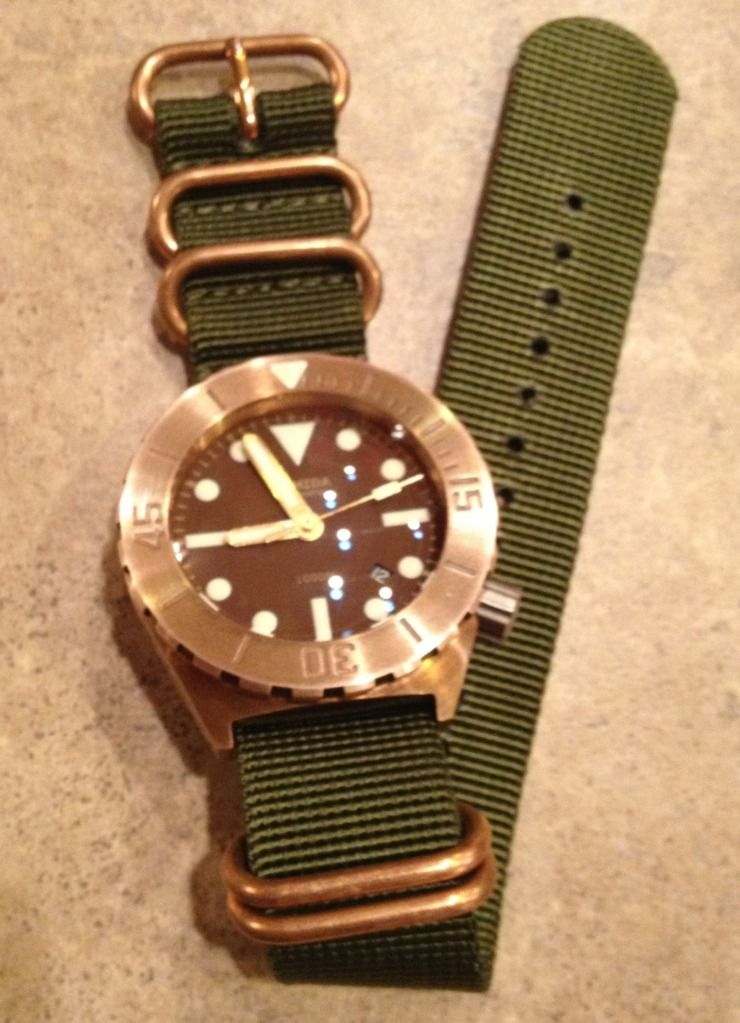 NATO Strap Co Bronze Pics