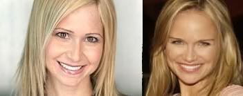 Allie from The Apprentice and Kristin Chenoweth