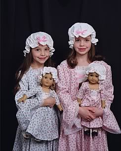COLONIAL DRESSES- Hats- Nightgown/Lappet cap for GIRLS (their ...