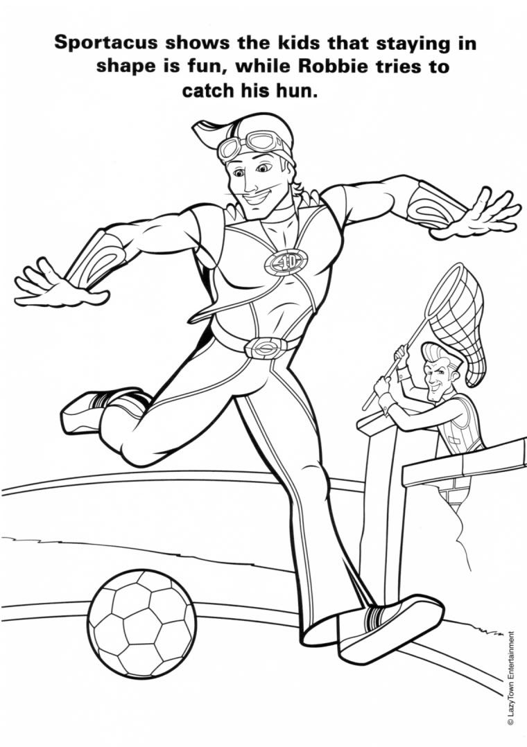 100 Ideas Lazy Town Coloring Pages Games On Www