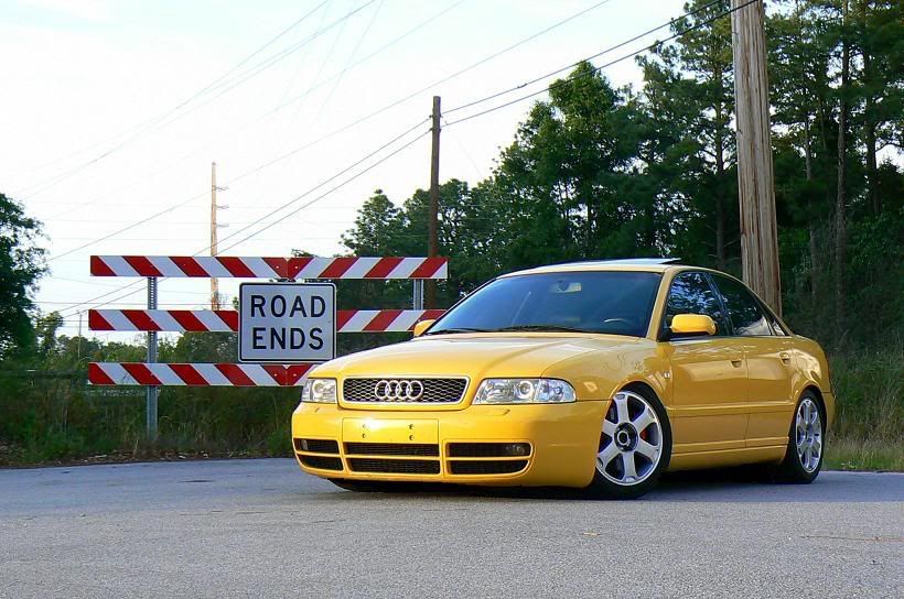 Audi S4 Yellow