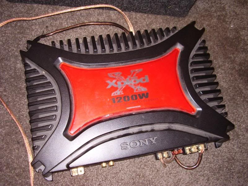 FS Sony Xplod 1200w Amp 100 VW Vortex Volkswagen Forum