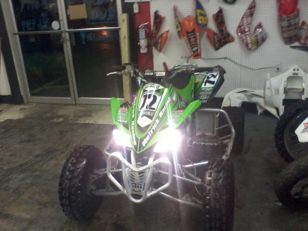 New design Kfx 450 headlights Kawasaki KFX450 Forum