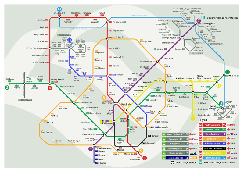 SgForums :: Singapore's Online Community - New SMRT Map!!