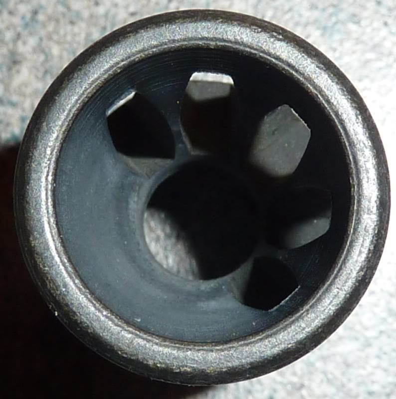 Undersized A2 Flash hider causing accuracy issues?