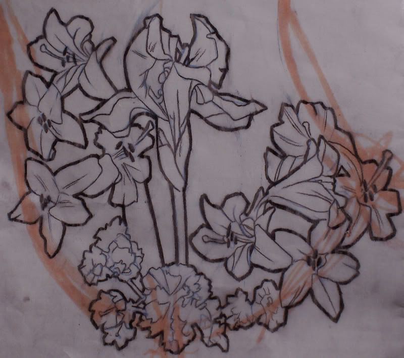  to be tattoo #4 and it's going on my ribs. it's very much Alfonse Mucha 