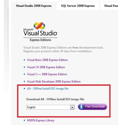 Microsoft Visual Studio 2008 Registration Key [ Express Register ] WhereToGetTheIsoFiles