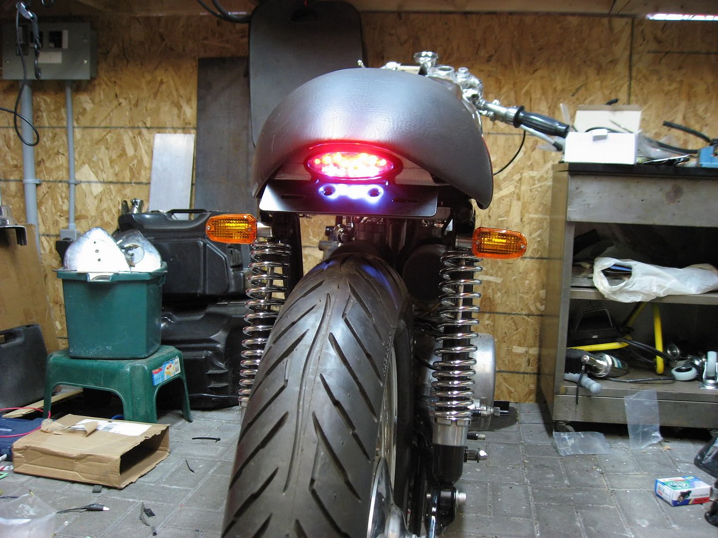 Honda cafe racer turn signals #3