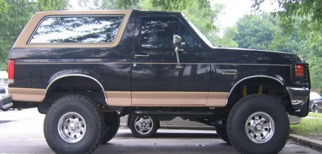 89 Bronco lifted 35's Not running New price