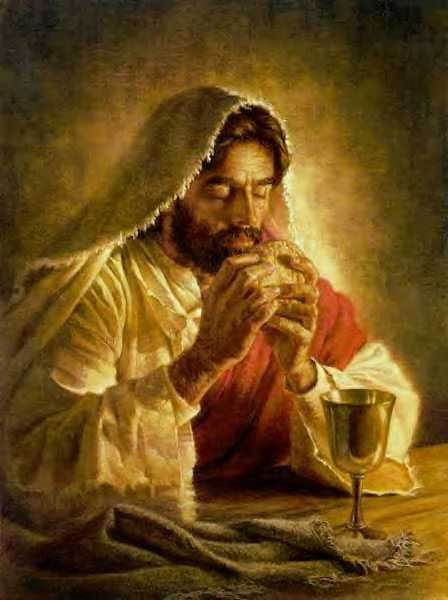 Jesus breaking bread Pictures, Images and Photos