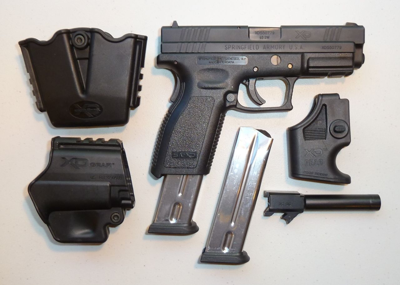 FS XD40 Service (w/357 Sig Match Barrel Upgrade), CZ 75 SP01 [SOLD