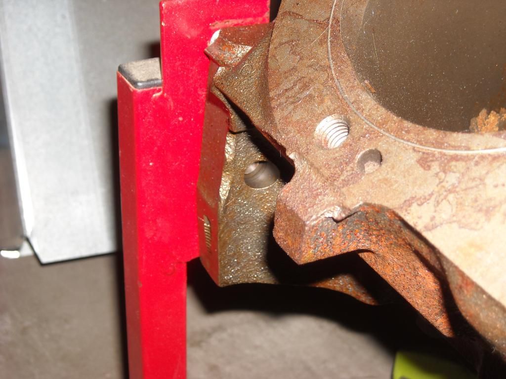 Big block chevy broken starter mount Hot Rod Forum