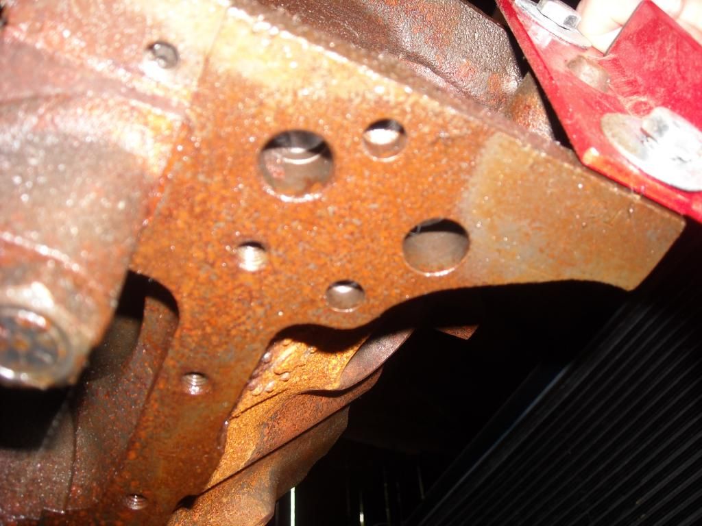 Big block chevy broken starter mount Hot Rod Forum Hotrodders