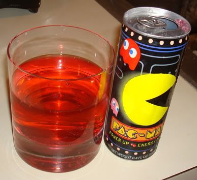 pac-man power up energy drink