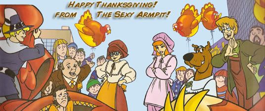 scooby doo,shaggy,daphne,thanksgiving,parade