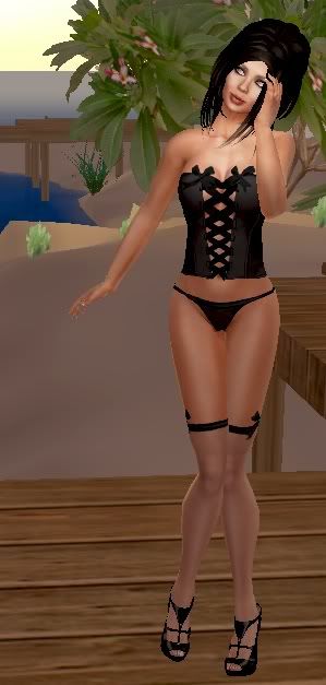 Moulin Rouge lingerie set by Digit Darkes