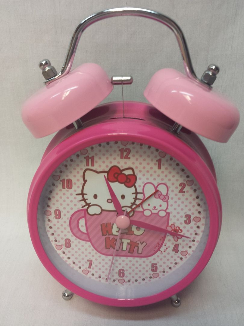 Sanrio Hello Kitty Alarm Clock Tea Cup Bunny Rabbit Hot Pink EUC eBay