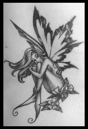 Elegant Fairy Tattoo Designjpg