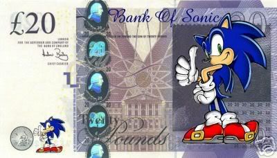 The Bank of Sonic - Halifax are going to have to do better than 'Howard Brown' singing 'Who let the dogs out?'