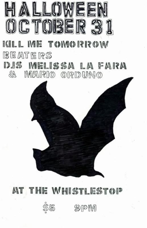 beat,beaters,kill me tomorrow,whistle stop bar