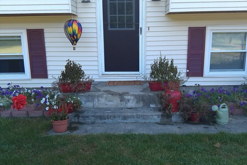 Concrete Front Steps