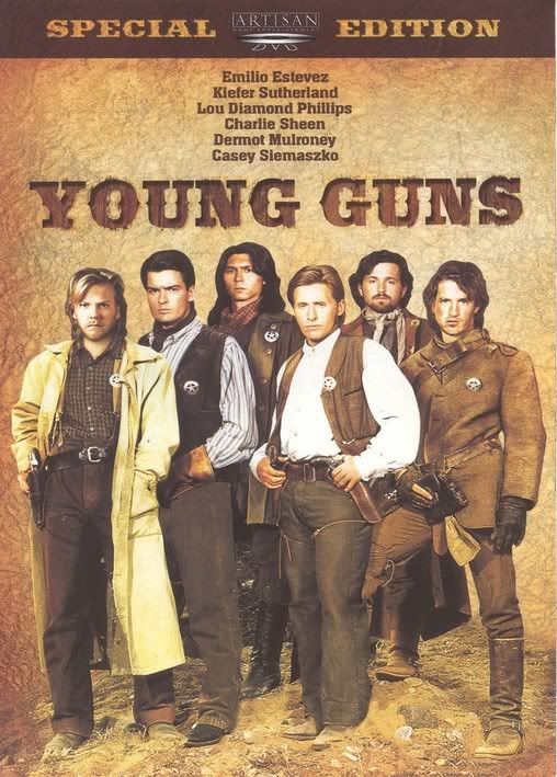 charlie sheen young guns 2. I saw Young Guns II when it