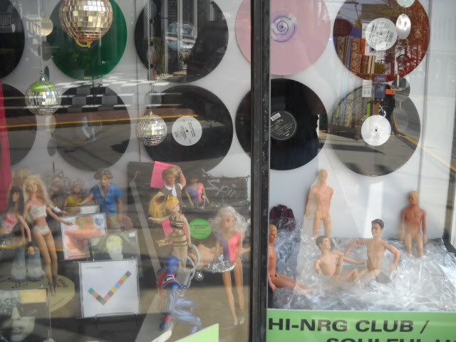 P-town record store window