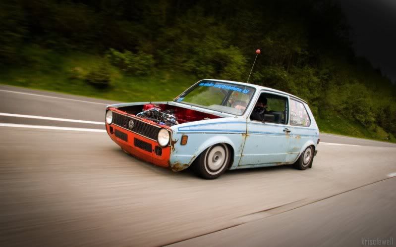  no use trying to rat a car thats only 8 years old but say a mk1 golf 