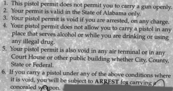 Jefferson County Alabama Sheriff Pistol Permit