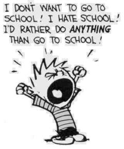 SCHOOL IS A LIVING HELL