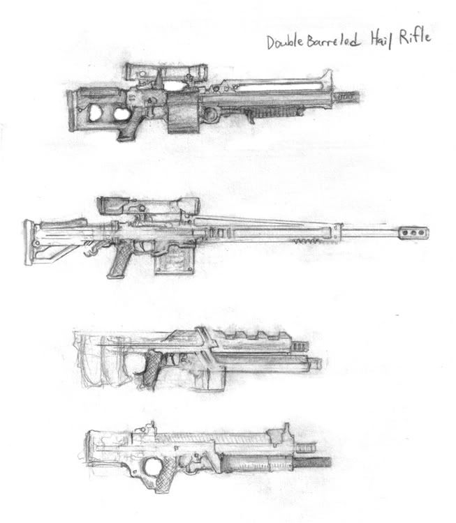 guns sketches