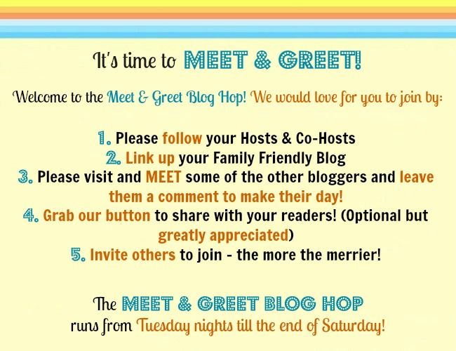 Co-Hosting Meet & Greet Blog Hop #56