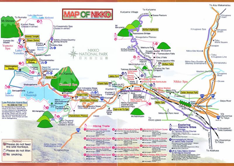 Nikko Map