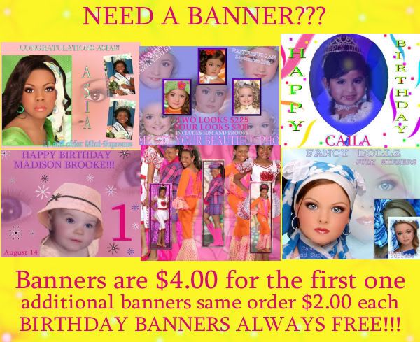 GET YOUR BANNER TODAY!