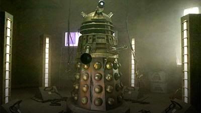 The Dalek imprisoned within the Cage in Dalek