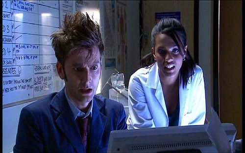 The Tenth Doctor and Martha Jones in Smith and Jones