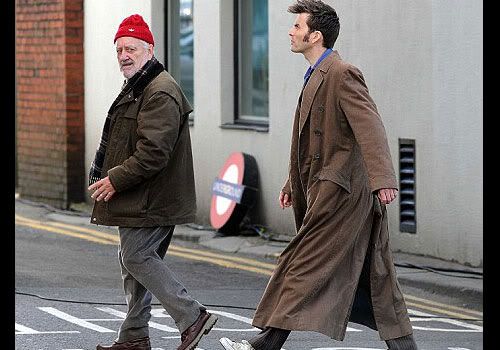 Wilfred Mott and the Tenth Doctor - The End of Time.