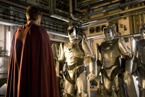 Rory confronts the Cybermen