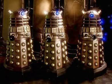 Three Daleks from the 2005 revival