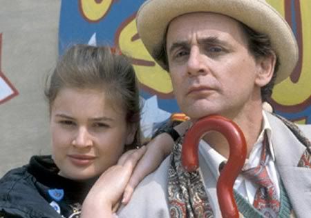 Ace with the Seventh Doctor in The Greatest Show in the Galaxy