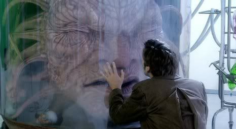 The Doctor meets the Face of Boe a second time in New Earth