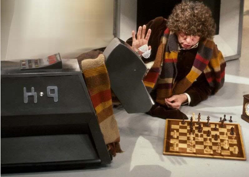 K9 playing Chess with the Fourth Doctor
