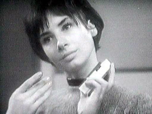 Susan Foreman listening to a radio in An Unearthly Child
