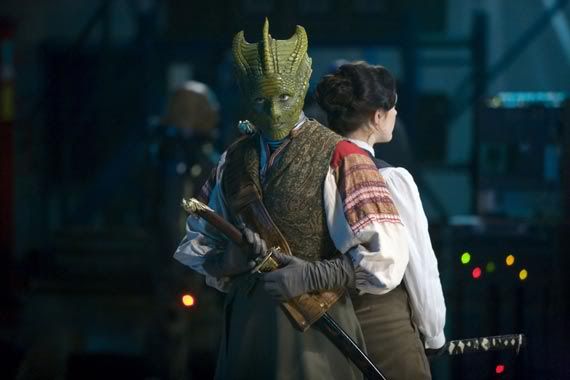 Madame Vastra and her maid, Jenny, in A Good Man goes to War (Series 6 : Episode 7)