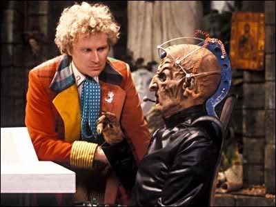 Davros and the Sixth Doctor