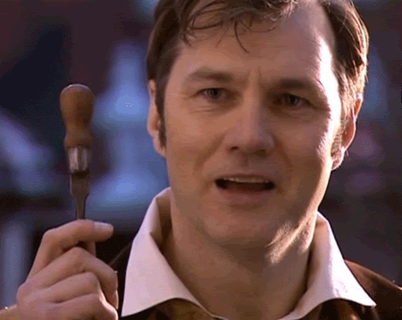 Jackson Lake with his 'Sonic Screwdriver' in The Next Doctor